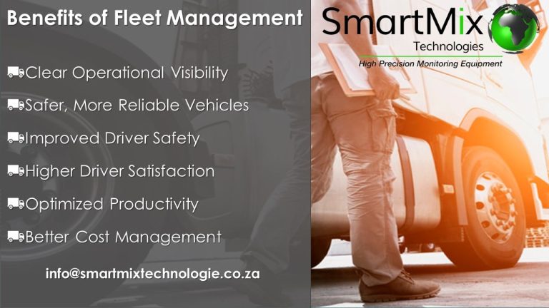 SmartMix Fleet Management Benefits